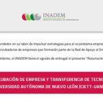 El Centro de Incubación de Empresas y Transferencia de Tecnología es acreditado por segundo año consecutivo como Incubadora de Empresas Básica